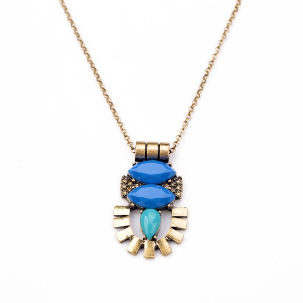 Egyptian blues necklace